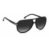 CARRERA unisex slnečné okuliare 1045-S-003-WJ pilotný hranatý rám čierna sivý gradient UV400