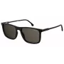 CARRERA unisex slnečné okuliare 231-S-807-IR (55/18/145 mm) čierny acetátový rám sivé strieborné zrkadlové sklá
