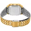 CASIO A500WGA-9 pánske digitálne hodinky 39mm zlatý tón nerez oceľ