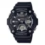 CASIO AEQ-120W-1A pánske analógovo-digitálne hodinky, 53,3 mm, čierna živica