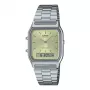 CASIO AQ-230A-9A unisex analógovo-digitálne hodinky, 38,8 mm zlatý tón nerezová oceľ