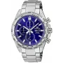 CASIO Edifice EFR-574D-2AVUEF pánske analógové quartzové hodinky, 42,3 mm, modrý ciferník, oceľový náramok