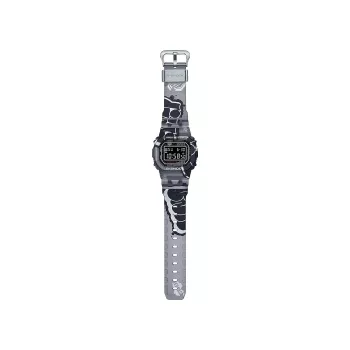 CASIO G-SHOCK DW-5000SS-1ER Pánske digitálne hodinky 42,8 mm Čierna iónovo plátovaná oceľ