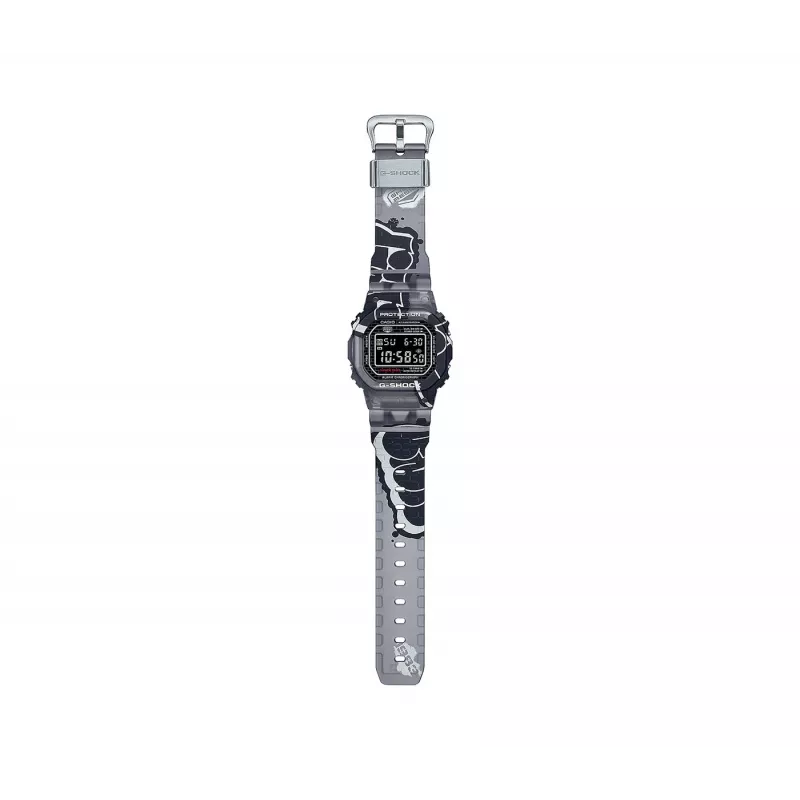 CASIO G-SHOCK DW-5000SS-1ER Pánske digitálne hodinky 42,8 mm Čierna iónovo plátovaná oceľ