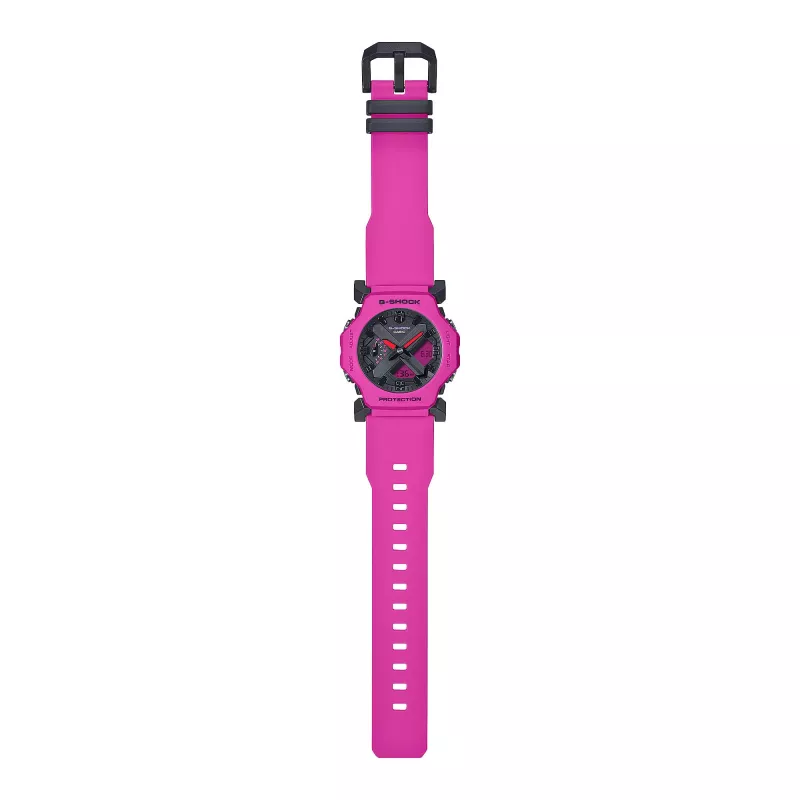 CASIO G-Shock GA-2300-4AER dámske analógovo-digitálne hodinky, 42,1 mm, oranžová živica