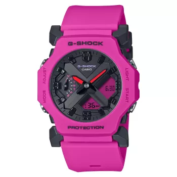 CASIO G-Shock GA-2300-4AER dámske analógovo-digitálne hodinky, 42,1 mm, oranžová živica
