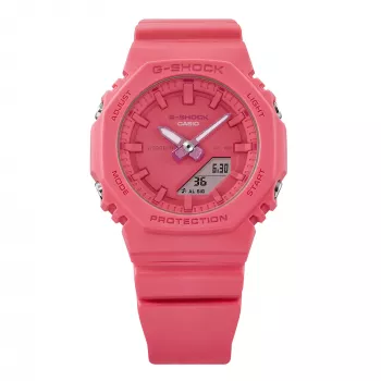 Casio GMA-P2100-4AER G-Shock analógovo-digitálne hodinky ružová coral