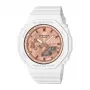 CASIO GMA-S2100MD-7AE dámske analógovo-digitálne quartzové hodinky, 46,2mm, biely remienok z živice