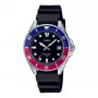 CASIO MDV-10-1A2VEF pánske analógové quartzové hodinky 38,5 mm čierna živica