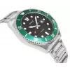 Casio MDV-107D-3AVEF pánske analógové quartzové hodinky, zelený ciferník a oceľový náramok, 200m vodotesnosť