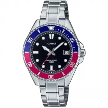 CASIO MDV10D1A3VDF pánske analógové quartz hodinky 44,2 mm oceľ