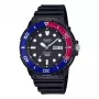 CASIO MRW-230H-1E2 pánske analógové quartzové hodinky so živicovým remienkom, puzdro 47,9mm, čierny ciferník, vodotesnosť 100m