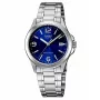 CASIO MTP-1215A-2A pánske analógové quartzové hodinky modrý ciferník ušľachtilá oceľ 43,3 mm