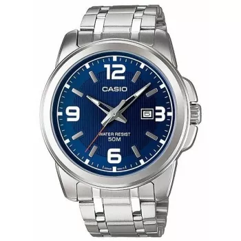 Casio MTP-1314D-2AVEF pánske analógové quartzové hodinky, modrý ciferník, remienok z nehrdzavejúcej ocele, 50m vodotesnosť