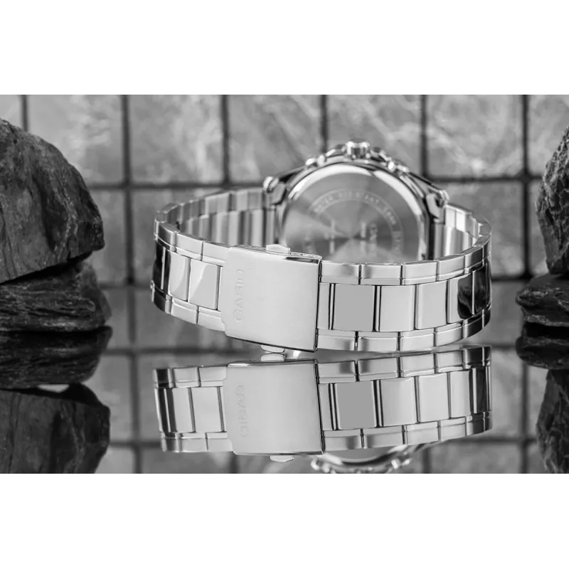 Casio MTP-1374D-1AV pánske analógové quartz hodinky nerezová oceľ 43,5 mm