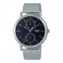 CASIO MTP-B310M-1AVEF unisex analógové quartz hodinky, oceľový mesh remienok, 50 m vodotesné