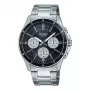 CASIO MTP1374D1A3VD pánske analógové quartzové hodinky s ukazovateľom dňa a dátumu, oceľový náramok, 47mm puzdro