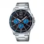 CASIO MTP1374D2AVDF pánske analógové quartz hodinky 43,5 mm oceľ modrý ciferník