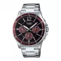CASIO MTP1374D5AVDF pánske analógové quartz hodinky nehrdzavejúca oceľ hnedý ciferník strieborná 43,5mm