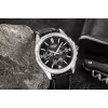 CASIO MTP1375L1AVDF pánske analógové quartzové hodinky s koženým remienkom, čierny ciferník, 42 mm