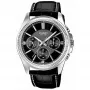 CASIO MTP1375L1AVDF pánske analógové quartzové hodinky s koženým remienkom, čierny ciferník, 42 mm