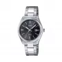 CASIO dámske analógové quartzové hodinky LTP1302PD1A1V, strieborná ušľachtilá oceľ, čierny ciferník, 50m vodotesnosť