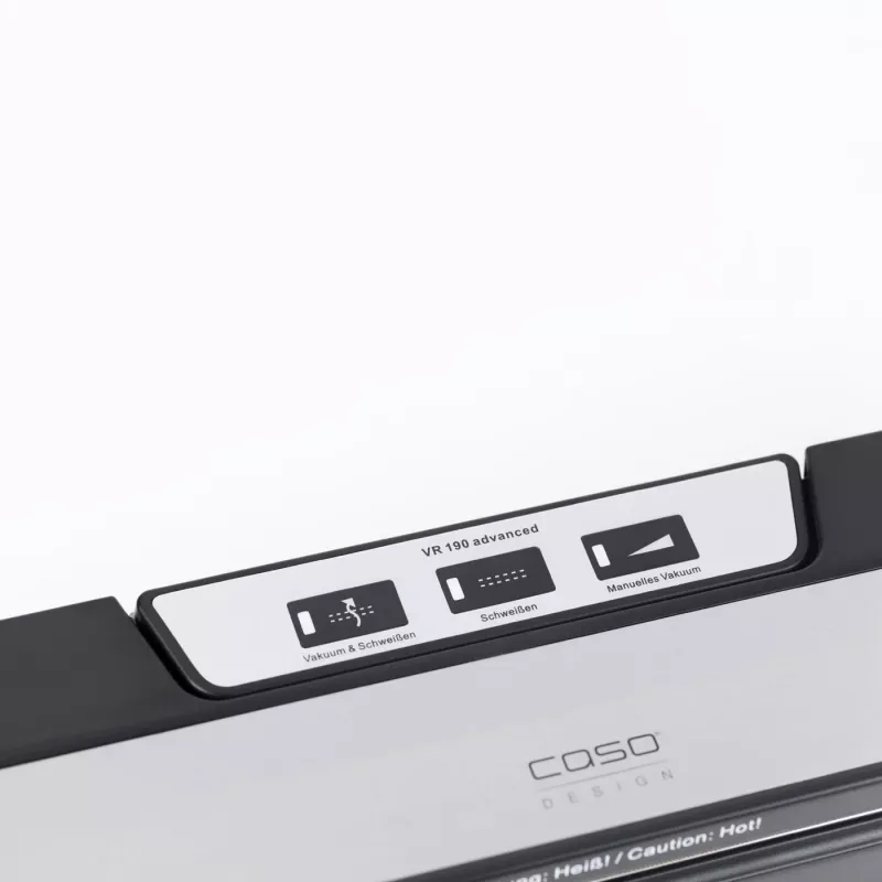 CASO VR 190 Advanced Bar Vákuovačka – 100 W, regulácia teploty, dvojitý zvar, čierna