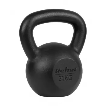 Liatinová kettlebell 20kg, REBEL ACTIVE