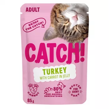 CATCH moriak a mrkva v želé mokré krmivo pre mačky, 85 g vrecko