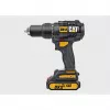 CATERPILLAR DX12 18V bezuhlíkový akumulátorový vŕtací skrutkovač set 2x2,0Ah Li-Ion