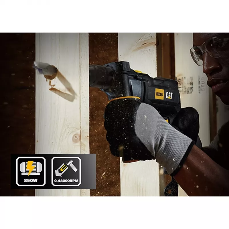 CATERPILLAR DX16 káblová príklepová vŕtačka 850W
