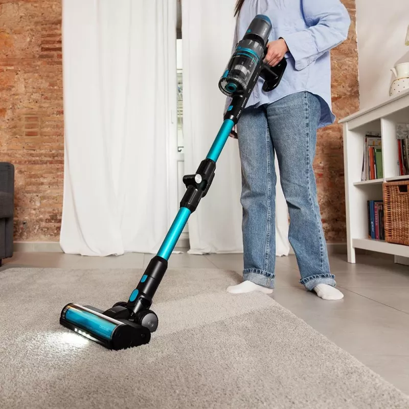 Cecotec Conga Rockstar 2500 Thunder Pet Flex káblový vysávač 400W 33,6V 65min čierna/modrá