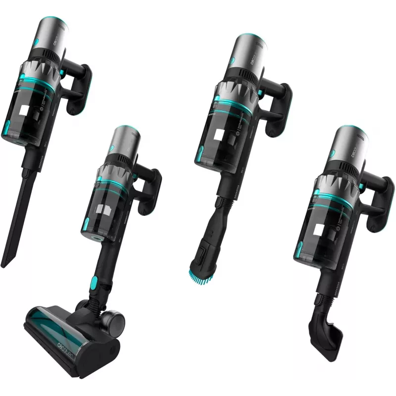 Cecotec Conga Rockstar 2500 Thunder Pet Flex káblový vysávač 400W 33,6V 65min čierna/modrá