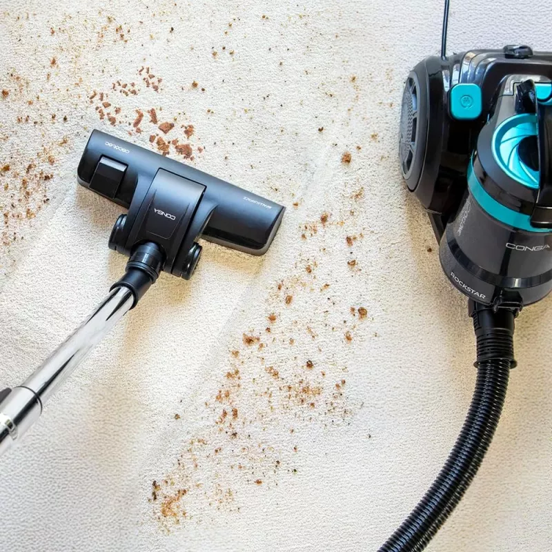 Cecotec Conga Rockstar Cyclonic Plus bezvreckový vysávač 800W 2L čierna