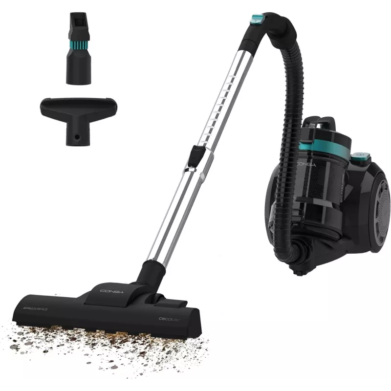 Cecotec Conga Rockstar Cyclonic Plus bezvreckový vysávač 800W 2L čierna