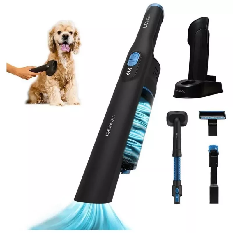 Cecotec Conga Rockstar Micro+ Animal akumulátorový ručný vysávač, 200 W, 16,8 V, 40 min výdrž, čierna