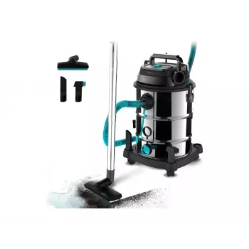 Cecotec Conga Rockstar Wet & Dry Steel Max Pro káblový vysávač 1600 W 220-240 V strieborná/čierna
