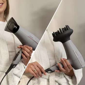Cecotec IoniCare Power&Go Heaven 2000 W iónový sušič vlasov s difúzorom, sivá