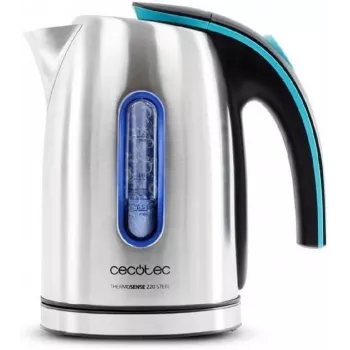 Cecotec rýchlovarná kanvica ThermoSense 220 Steel elektrická 1630 W 1,2 l nerez 360° otočná základňa