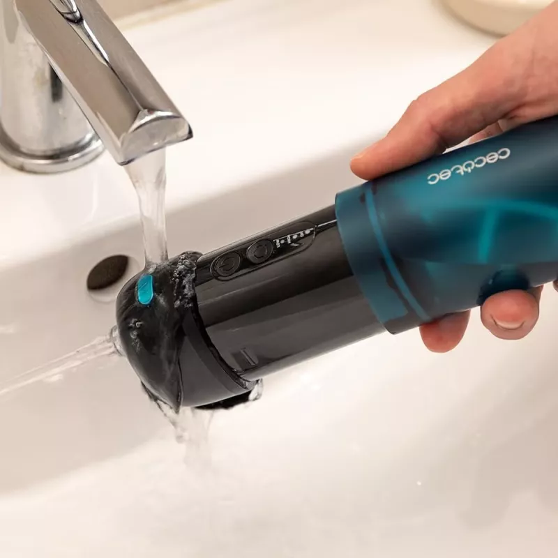 Cecotec ústna sprcha ToothCare Jet Splash 150 ml čierna/modrá 2 trysky