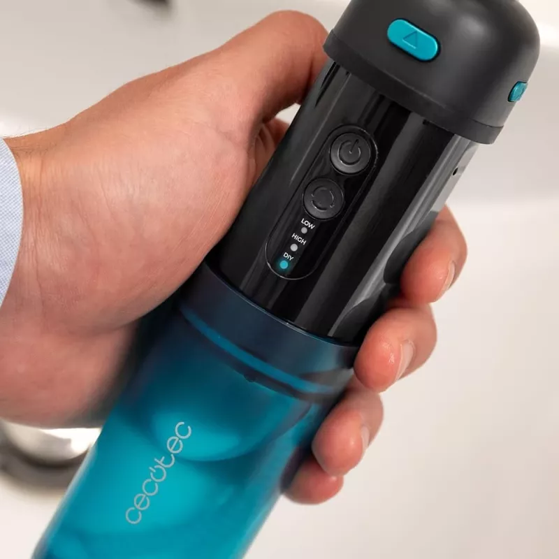 Cecotec ústna sprcha ToothCare Jet Splash 150 ml čierna/modrá 2 trysky