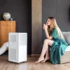 Cecotec mobilná klimatizácia ForceClima 7550 Style Connected, 7000 BTU/h, biela, Wi-Fi, diaľkový ovládač