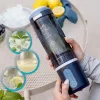 Cecotec Power Titanium Shake2Go prenosný mixér, 180 W, nádoba bez BPA, 0,6 L, Lagoon