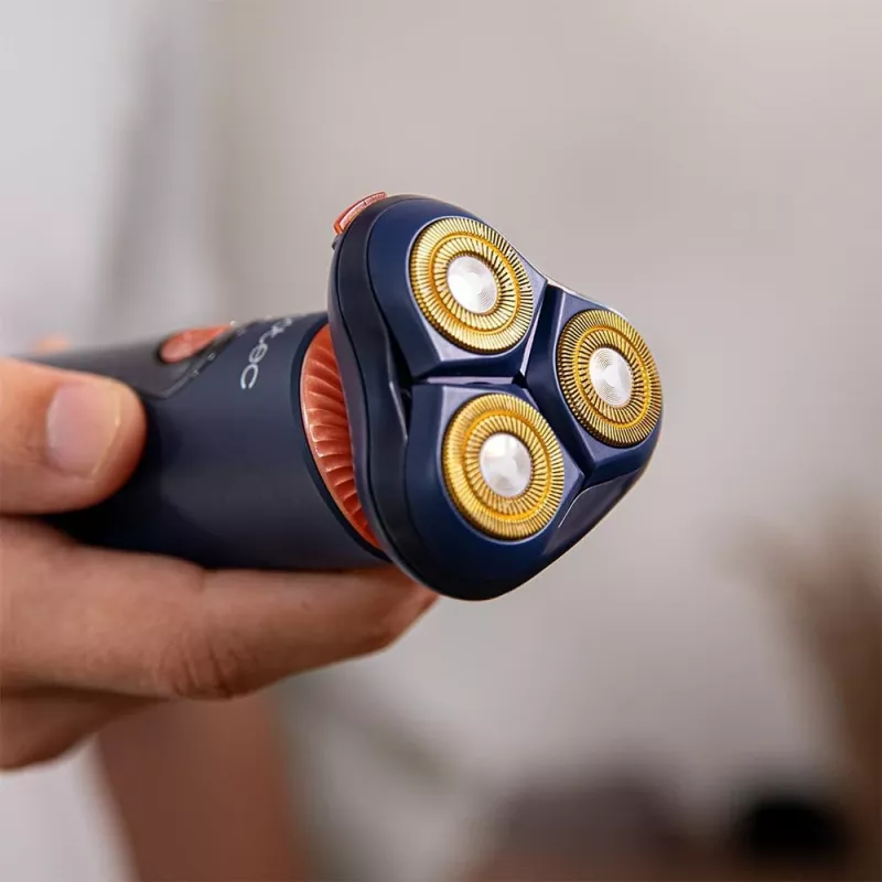 Cecotec holiaci strojček PrecisionCare Aluminium Pro, výdrž 80 min, mokré a suché holenie, modrá
