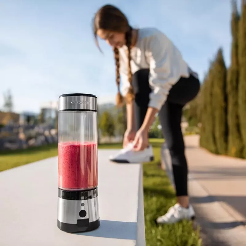 Cecotec Smoothie Blender WanderlustMix USB prenosný 126 W 0,4 L drvič ľadu inox