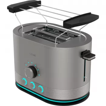 CECOTEC Toaster Shine&Toast Double (nerez, 850 W, 2 plátky)