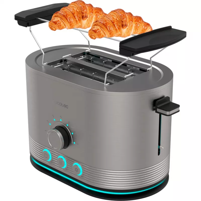 CECOTEC Toaster Shine&Toast Double (nerez, 850 W, 2 plátky)