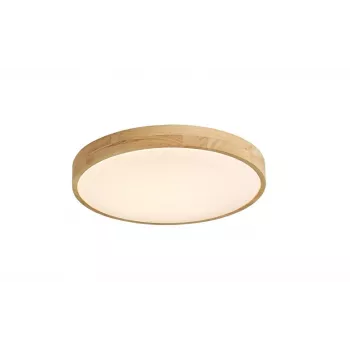 Stropné LED svietidlo NATA 4000K 41CM drevo