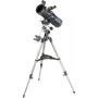 Celestron Astromaster 130EQ Reflektorový teleskop 33x čierna, modrá, sivá