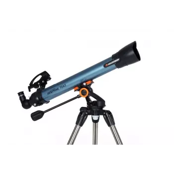 Celestron Inspire 70AZ refraktorový teleskop 35-násobné zväčšenie čierna, modrá